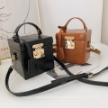 Fashion Crocodile Pattern Acrylic Box Bag Women New Trend Single Purses and Shoulder Square Handbag